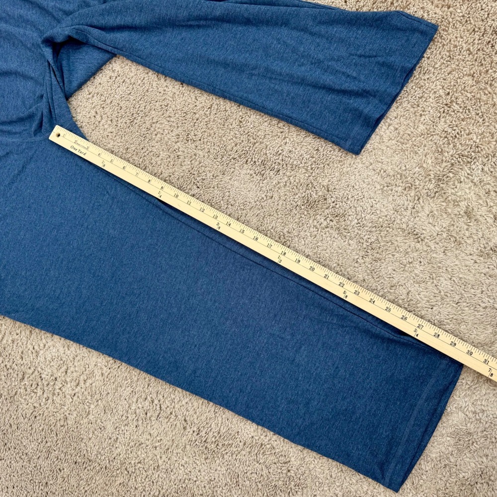 Tommy Bahama Lounge Sleep Pants Mens XL Blue Heathered Elastic Waist Drawstring - Picture 8 of 11